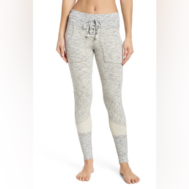 Free People Fp Movement Surya High Waist Leggings In Grey Sz L
